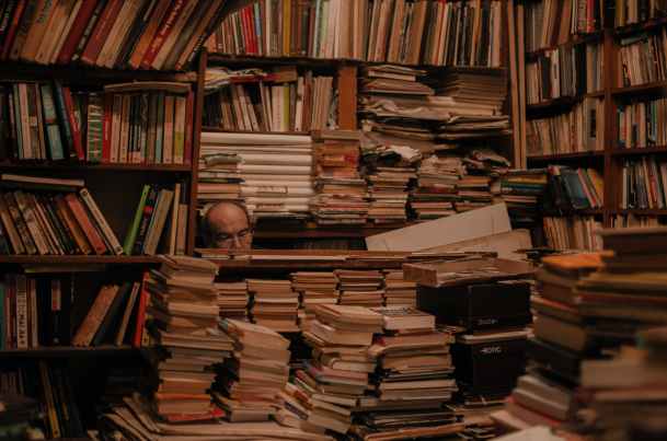 book pile